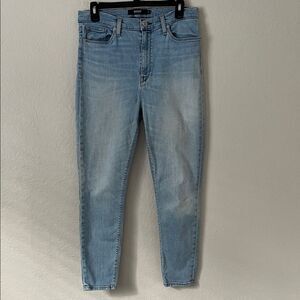 HUDSON Women's Barbara Super Skinny High Rise Ankle Jeans in Size 31